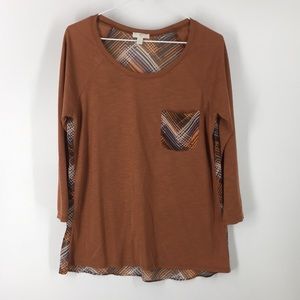 Rust Top Front Pocket and Back Design (F2003)